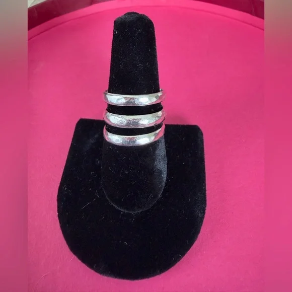 Silpada CHANGE OF ART Ring R3062 .925 Sterling Silver_ Size 9_Wear 3 Ways - Picture 3 of 9